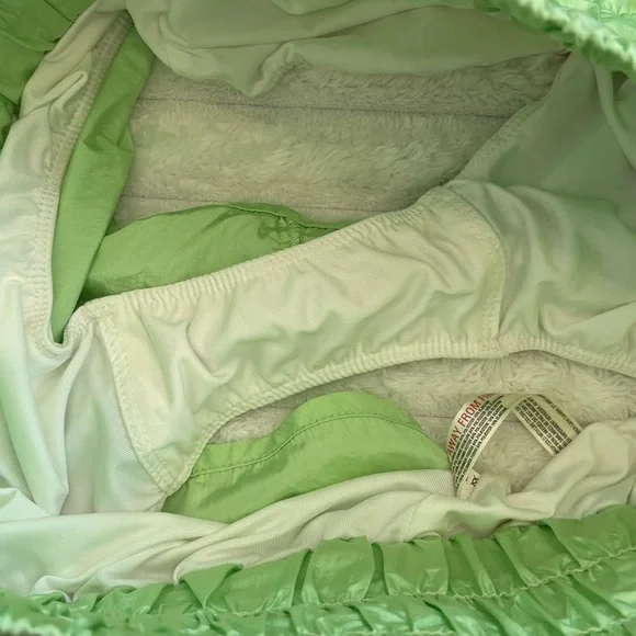 FREE PEOPLE FP MOVEMENT Way Home Lined Athletic Shorts High Rise Green Large - Picture 6 of 9